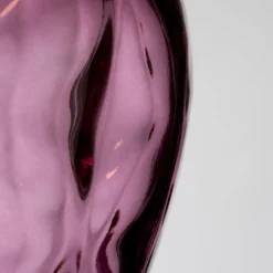 Lámpara de mesa Samara, Ø 45,7 cm, rosa, tela, cristal, 2 luces
