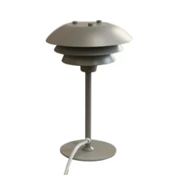 Lámpara de mesa SIXTEEN de Dyberg Larsen, gris, metal, E27