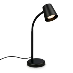 Lámpara de mesa Skriva, portalámpara GU10, negro