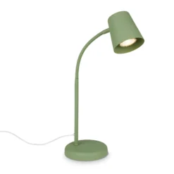 Lámpara de mesa Skriva, portalámpara GU10, verde lima