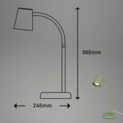 Lámpara de mesa Skriva, portalámpara GU10, verde lima