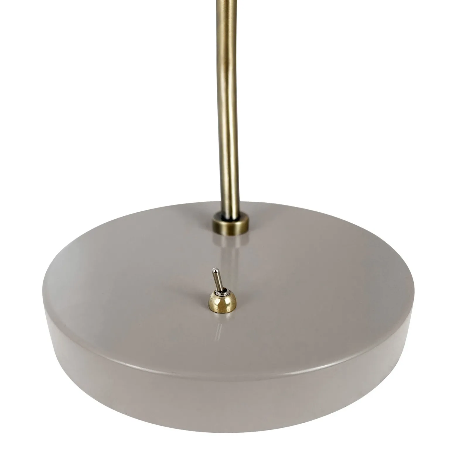 Lámpara de mesa Sleep de Dyberg Larsen, marrón, altura 43,3 cm, acero