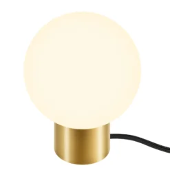 Lámpara de mesa SLV Tiny Sun, color bronce, cristal, casquillo G9, altura 15,7