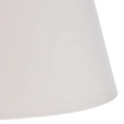 Lámpara de mesa Soho, cónica, altura 33 cm, blanca