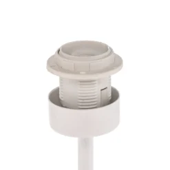 Lámpara de mesa Soho, cónica, altura 33 cm, blanca