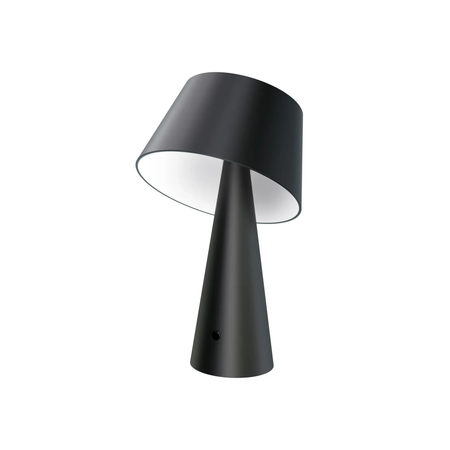 Lámpara de mesa solar LED Lindby Lirinor, de plástico negro, 13 cm