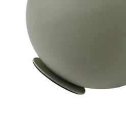 Lámpara de mesa Solomia de Lindby, verde, hierro, Ø 20 cm