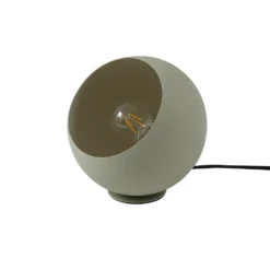 Lámpara de mesa Solomia de Lindby, verde, hierro, Ø 20 cm