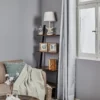 Lámpara de mesa Stellina, pantalla de tela, decoración estrella de mar