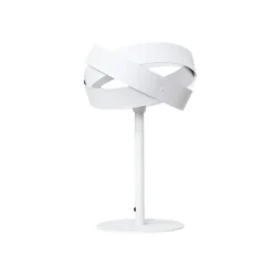 Lámpara de mesa Tornado, blanca, altura 44 cm