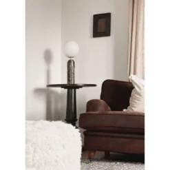 Lámpara de mesa Torrano de Globen Lighting, marrón, altura 53 cm