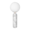 Lámpara de mesa Torrano de Globen Lighting, blanca, altura 53 cm