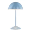 Lámpara de mesa Zin, azul, hierro, altura 35,5 cm, G9