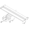 Lámpara de mueble LED Lugano 4.000K, 60 cm
