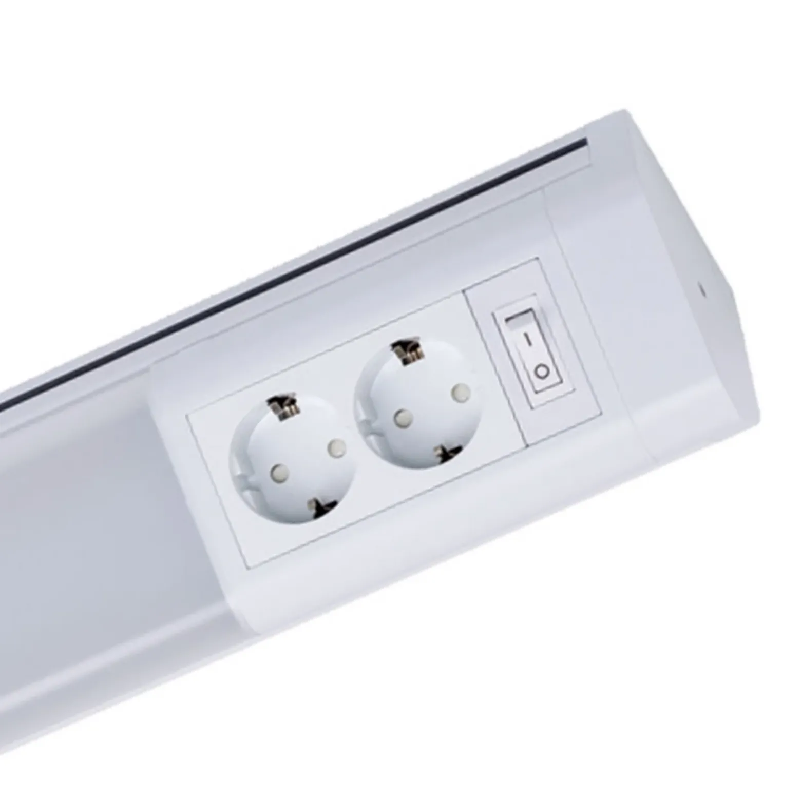 Lámpara de mueble LED Melo Plug dico, blanco