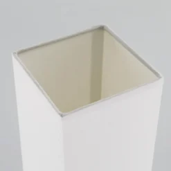 Lámpara de noche Julina pantalla tela gris claro