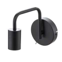 Lámpara de pared Diallo sin pantalla negro mate