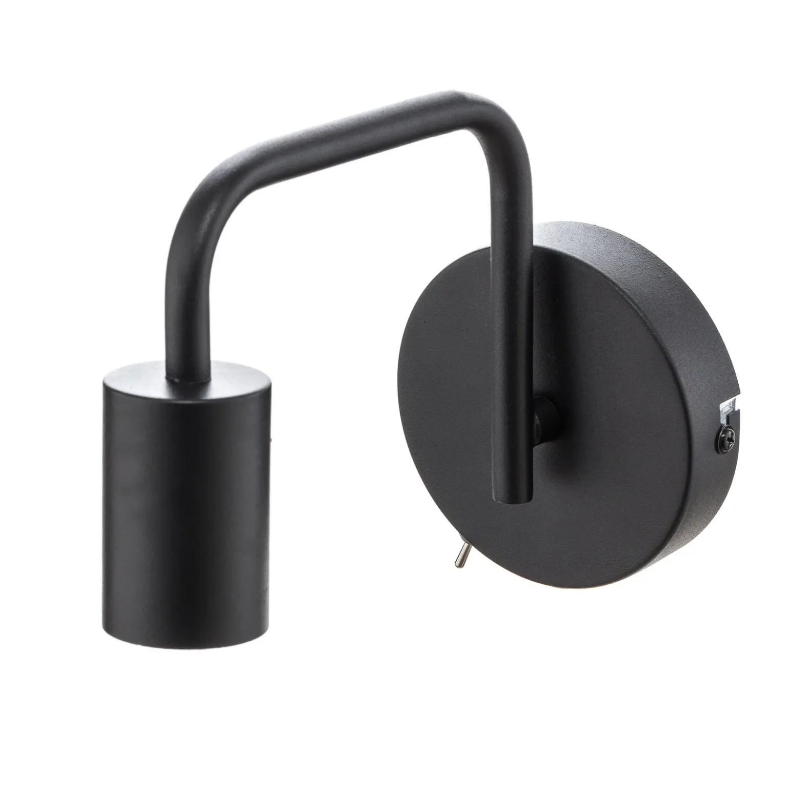 Lámpara de pared Diallo sin pantalla negro mate