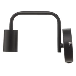 Lámpara de pared Diallo sin pantalla negro mate