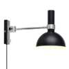 Lámpara de pared Larry con dimmer, latón
