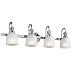 Lámpara de pared LED Cora para el baño, 4 luces