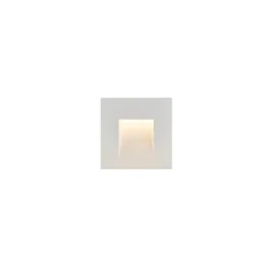 Lámpara de pared LED empotrable SLV Mobala, blanca, aluminio, 3000 K