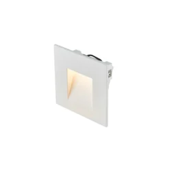 Lámpara de pared LED empotrable SLV Mobala, blanca, aluminio, 3000 K
