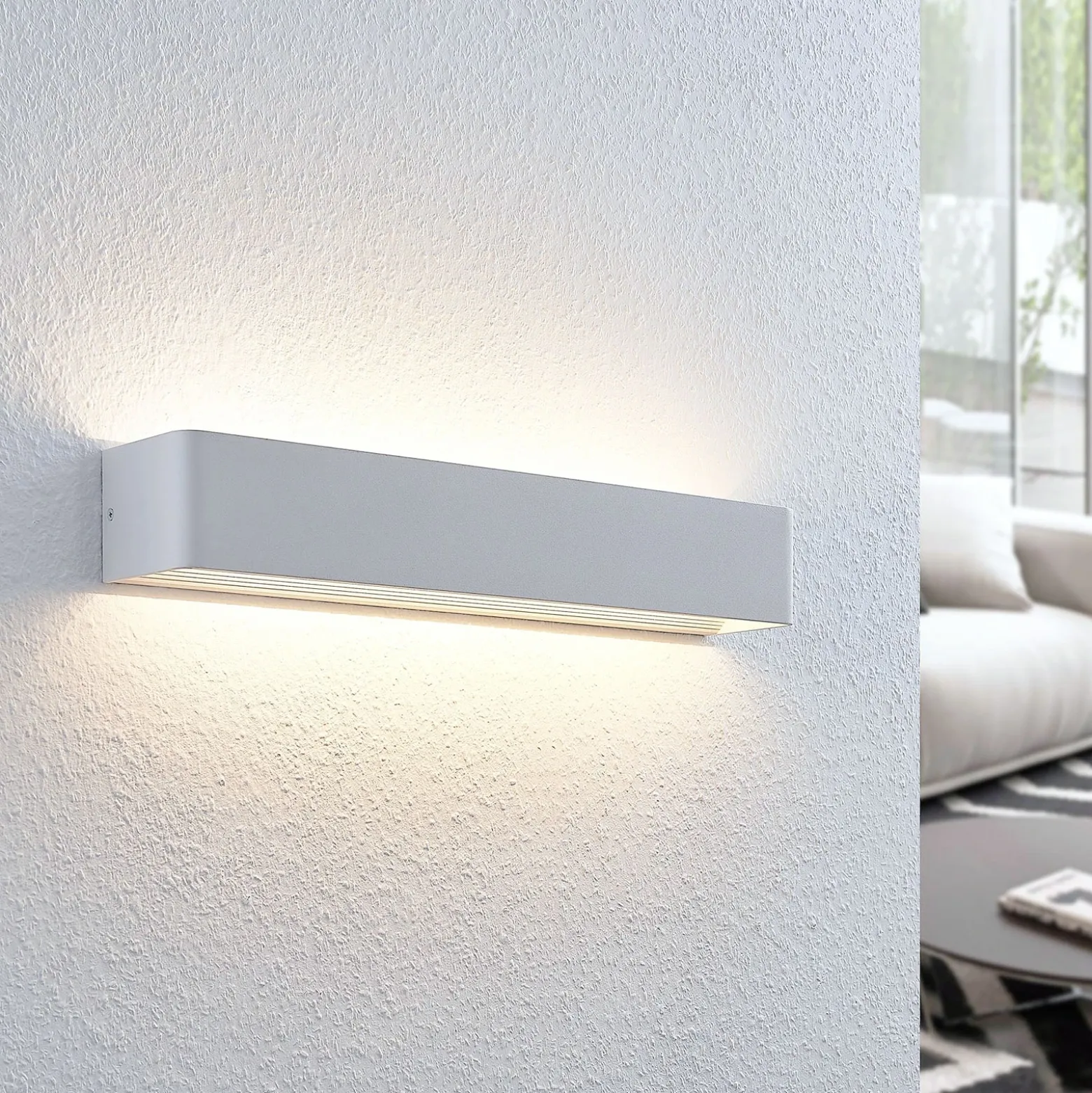 Lámpara de pared LED Lonisa de agradable luz