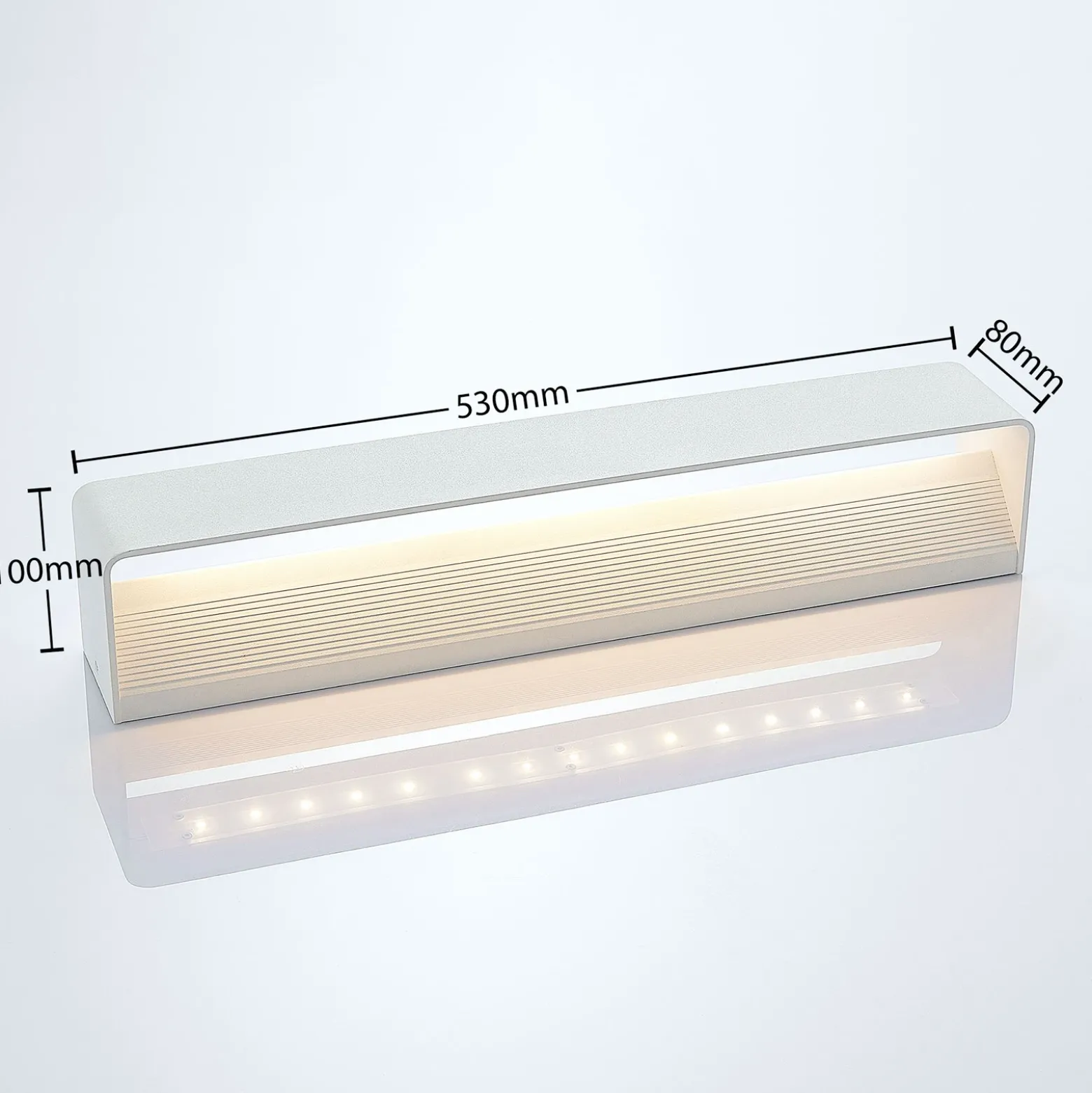 Lámpara de pared LED Lonisa de agradable luz