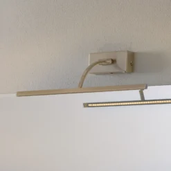Lámpara de pared LED Matisse, ancho 45 cm, plata