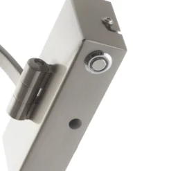 Lámpara de pared LED Matisse, ancho 45 cm, plata
