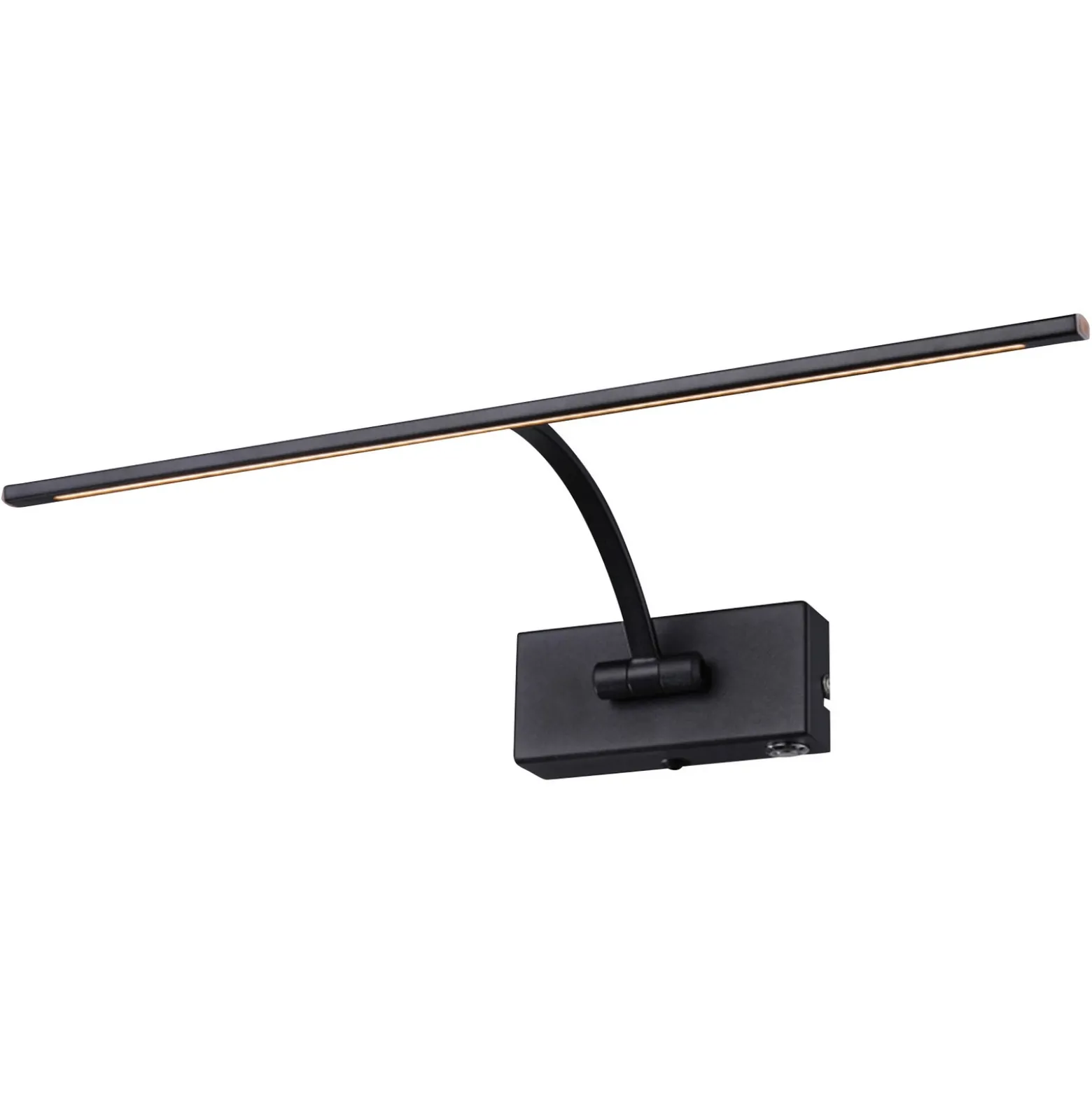 Lámpara de pared LED Matisse, ancho 45 cm, negro