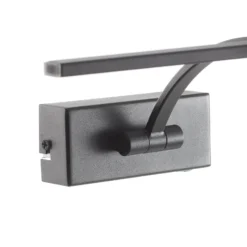 Lámpara de pared LED Matisse, ancho 34 cm, negro