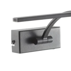 Lámpara de pared LED Matisse, ancho 45 cm, negro