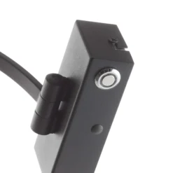Lámpara de pared LED Matisse, ancho 45 cm, negro
