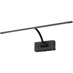 Lámpara de pared LED Matisse, ancho 45 cm, negro