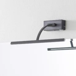 Lámpara de pared LED Matisse, ancho 34 cm, negro