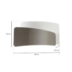 Lámpara de pared Slane de forma asimétrica