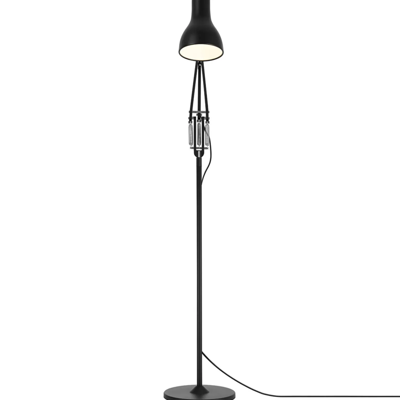 Lámpara de pie Anglepoise Type 75 negro aterciopelado