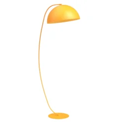 Lámpara de pie Arcos, naranja, altura 150 cm, metal