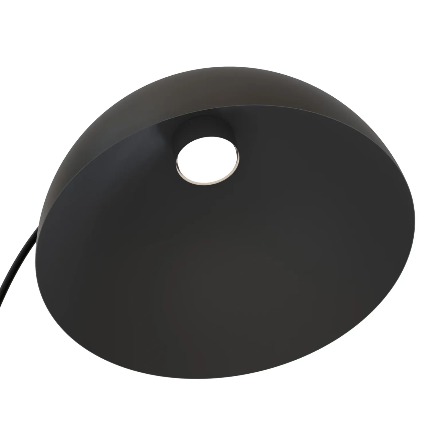 Lámpara de pie Arcos, negra, altura 150 cm, metal