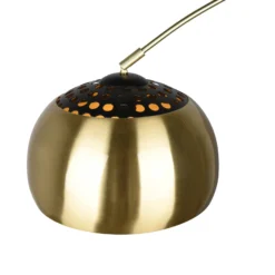 Lámpara de pie arqueada Argentina, latón