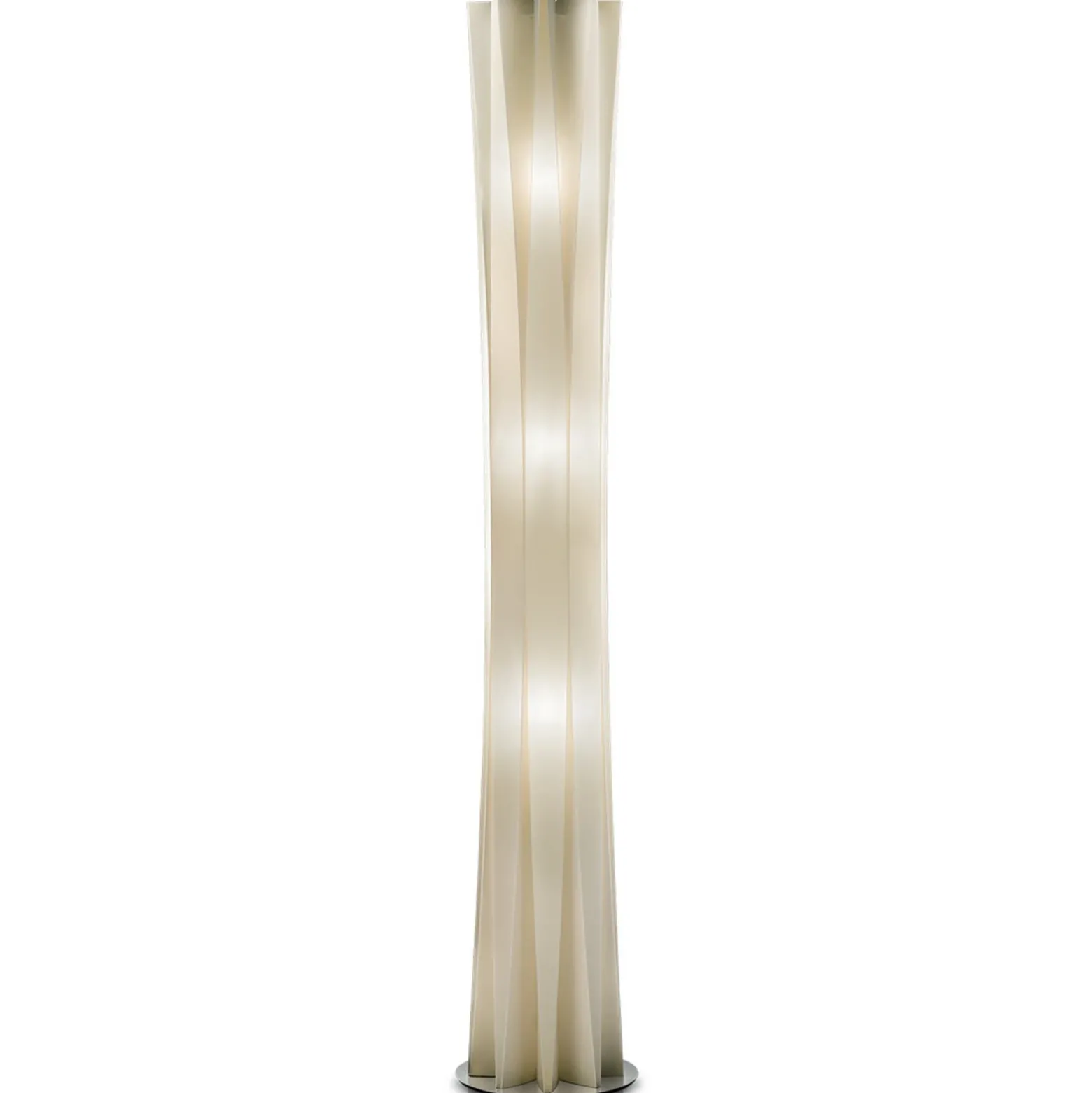 Lámpara de pie Bach de Slamp, altura 184 cm, dorada