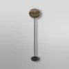 Lámpara de pie BALL de OSRAM, marrón, altura 160 cm, cartón ondulado, E27