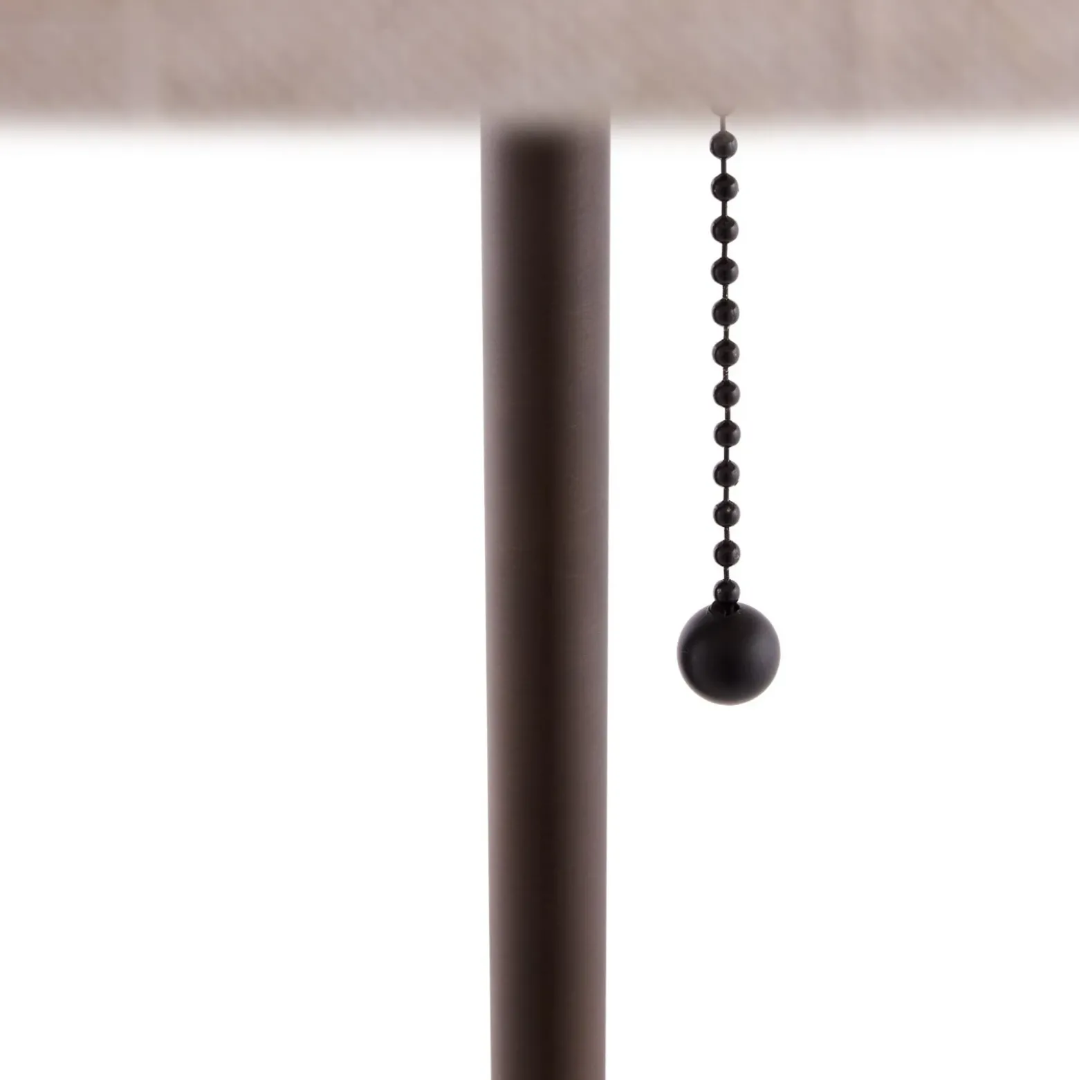 Lámpara de pie Bosco de Globen Lighting, beige/marrón, altura 144 cm