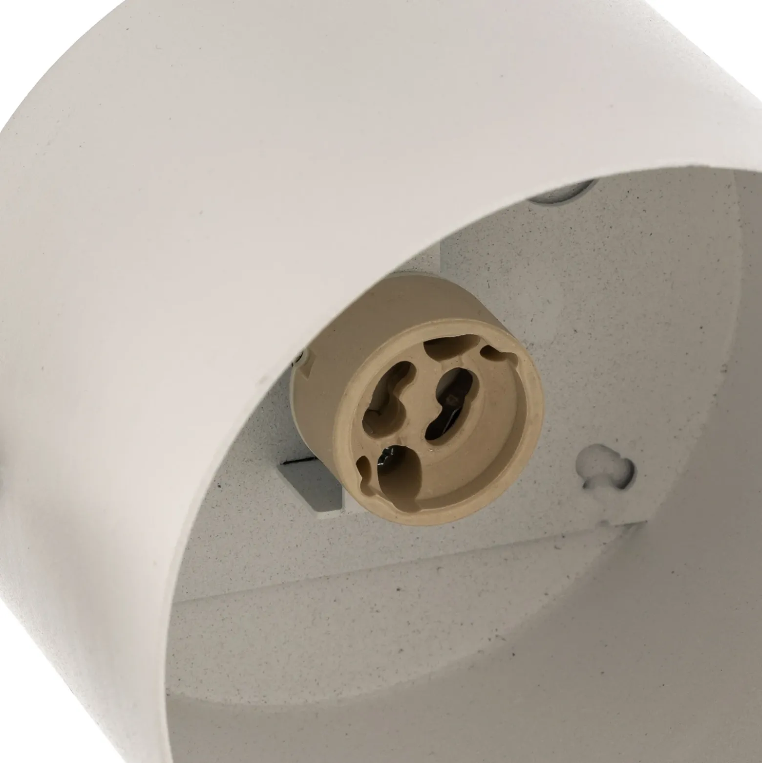 Lámpara de pie Bot, blanca, 3 luces