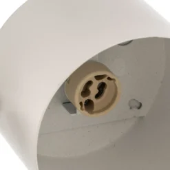 Lámpara de pie Bot, blanca, 3 luces
