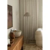 Lámpara de pie Cannes de Globen Lighting, beige, altura 140 cm
