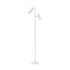 Lámpara de pie Club, regulable, blanca, metal, 140 cm, GU10
