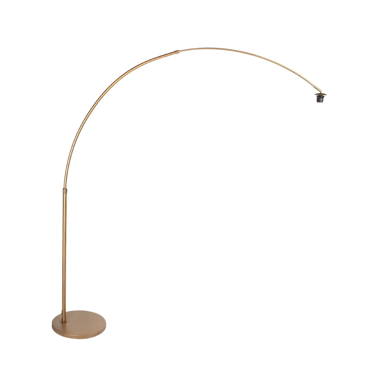 Lámpara de pie con arco Sparkled Light bronce/marrón 240 cm Alga marina